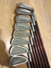 Slazenger Silver Panther Full Set of Irons Aldila Questar firm flex Golf Clubs