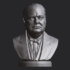Winston Churchill Portrait