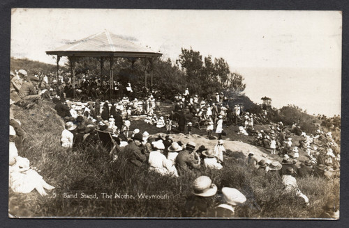 Postcard weymouth dorset - postcard, busy