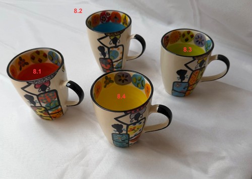 Tall mugs flower top - tall,