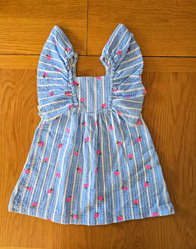 Zara girls seersucker striped - zara,