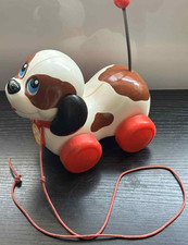 Fisher Price Vintage Pull Along Puppy Dog Toy