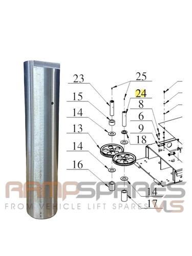 Rotary post lift - lift, replacement