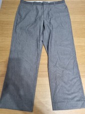Jack Reid 36" Regular Grey Formal Look Trousers
