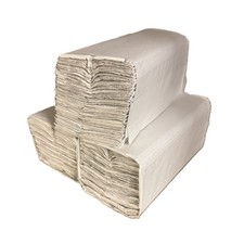 2880 '2Work ECO' White Singler-Ply Paper Hand Towels 217mm x 250mm
