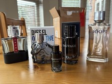 Empty Aftershave Bottles X 5 Collectable Prada Diesel Sauvage Joop