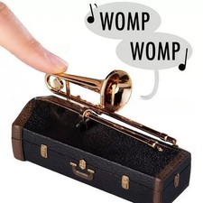 Handcrafted trombone music box - handcrafted,