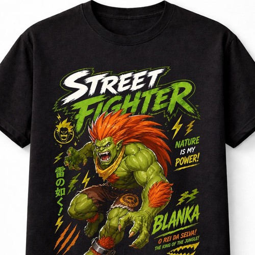 Street fighter blanka retro - fighter,