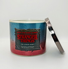 RARE Stranger Things 3-Wick Candle Bath & Body Works The Upside Down