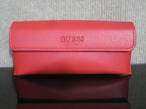 Guess sunglasses case red semi - sunglasses,