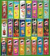 Pringles Crisps Tubs All Flavours 156g USA Import
