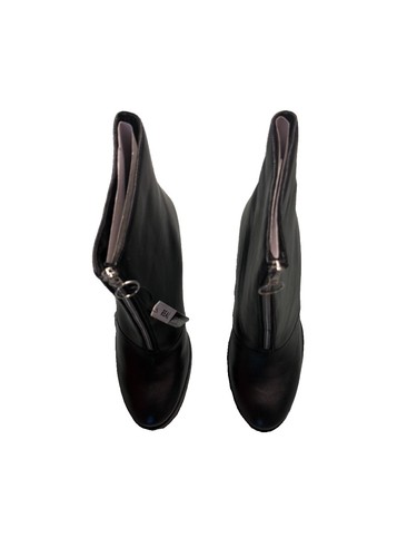 Faith black real leather ankle - real,