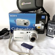 Classic Sony Cyber-shot DSC-P100 5.1MP Digital Camera - Silver