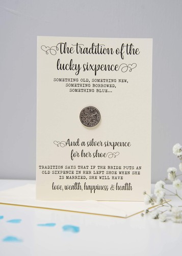 Classy hen lucky sixpence coin - classy,