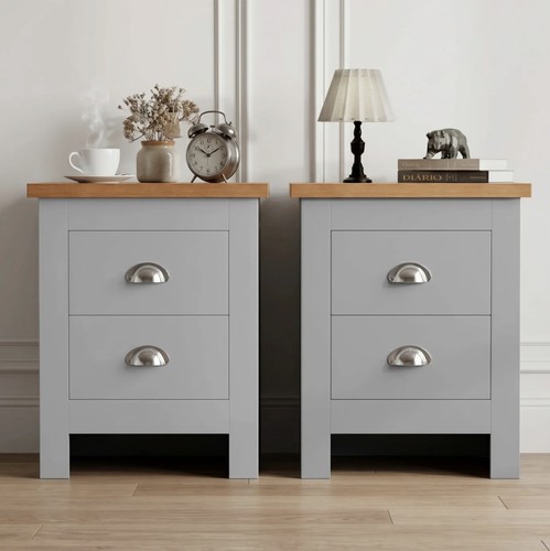 Pair drawer bedside - pair,