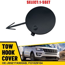 Black Front Bumper Tow Eye