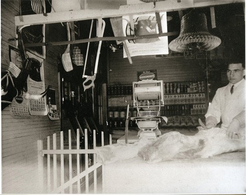 Antique butcher shop vintage - butcher,