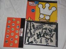 The Simpsons Chess Set Antique Metal-Style Boxed 1 PIECE MISSING 2005