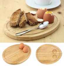 Rubberwood Breakfast Board Egg