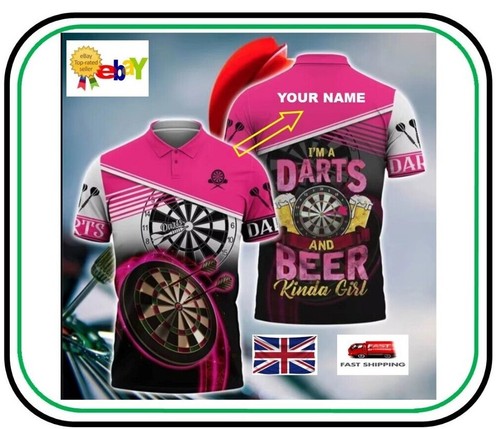 Ladies dart shirt personalised - dart,