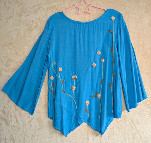 Jovie turquoise embroidered - jovie,