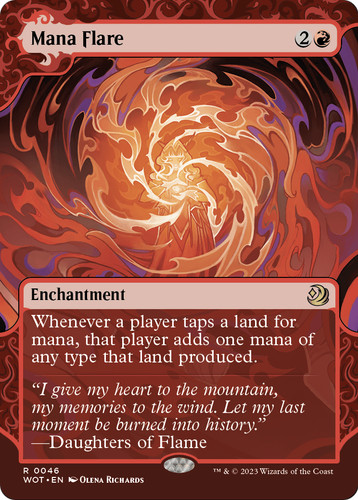 Mana flare borderless - mana, [borderless