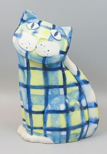Dalton pottery cat vase - dalton,