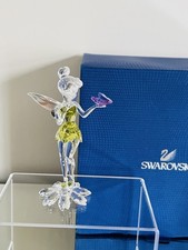 SWAROVSKI CRYSTAL DISNEY TINKER BELL WITH BUTTERFLY 5282930 BOXED & CERTICATE