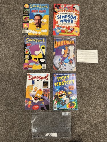 Bongo comics lot - bongo, simpsons