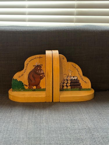The gruffalo wooden book ends - gruffalo,