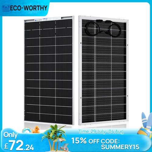 Eco worthy bifacial 12v 200w - bifacial,
