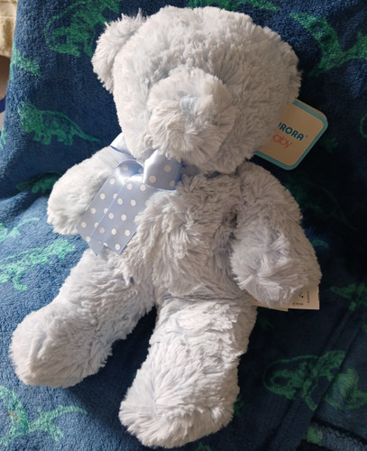 Baby aurora blue teddy bear - baby,