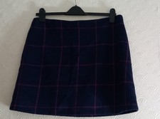 TU Mini Skirt Lined Navy & Pink Size 16 