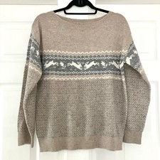 Fat Face Women Jumper Beige &