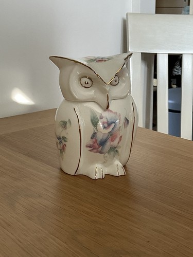 Aynsley owl figurine box - aynsley,