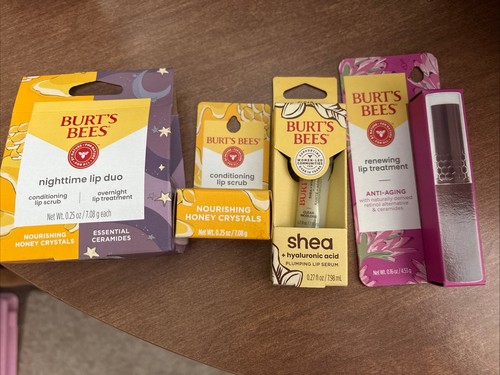 New burt bees lip items - 4, burt's