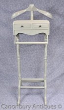 English Painted Butlers Stand Valet Shirt Hanger