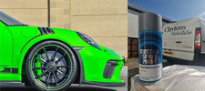 LIZARD GREEN FOR PORSCHE BRAKE CALIPER PAINT AEROSOL PAINT METAL ENGINE 400ML