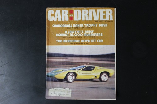 Car and driver march 1973 - driver,