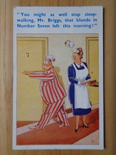 Vintage 'Cartoon Comic' Postcard No. 7105 Posted 1953 Artist E