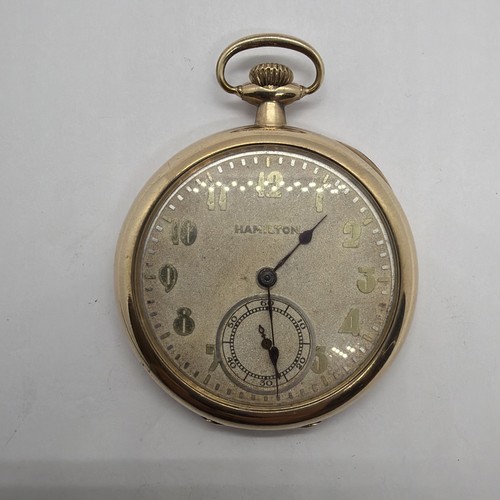 Hamilton art deco pocket watch - pocket,
