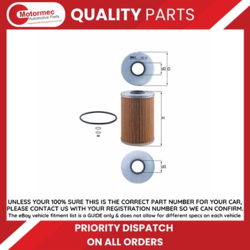 Oil filter for bmw - for,