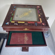 Franklin Mint Monopoly Board Table and Top.(1991) Collectors Edition. Complete. 