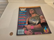 WWF Wrestling Magazine November 1991, Brett Hart, Ric Flair, Merchandise Catalog