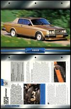 Volvo 262 Bertone Coupe - 1977 - Coupes - Atlas Dream Cars Fact File Card