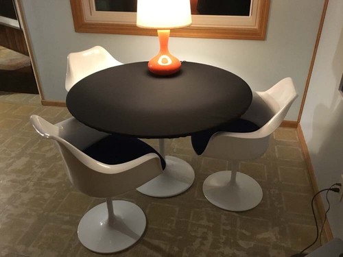 Black poker table cover - black,