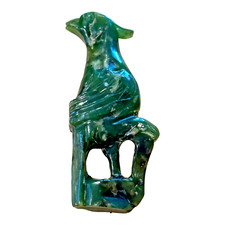 RARE Chinese Spinach Jade Hand Carved Phoenix Figure Qing Dynasty 18th/19th-c.