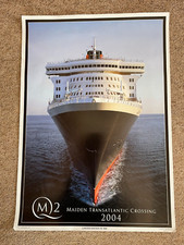 Cunard QM2- Maiden Voyage Poster - Large