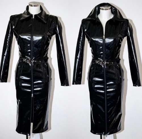 Misfitz blk pvc collared - blk,