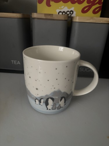 White ceramic winter landscape